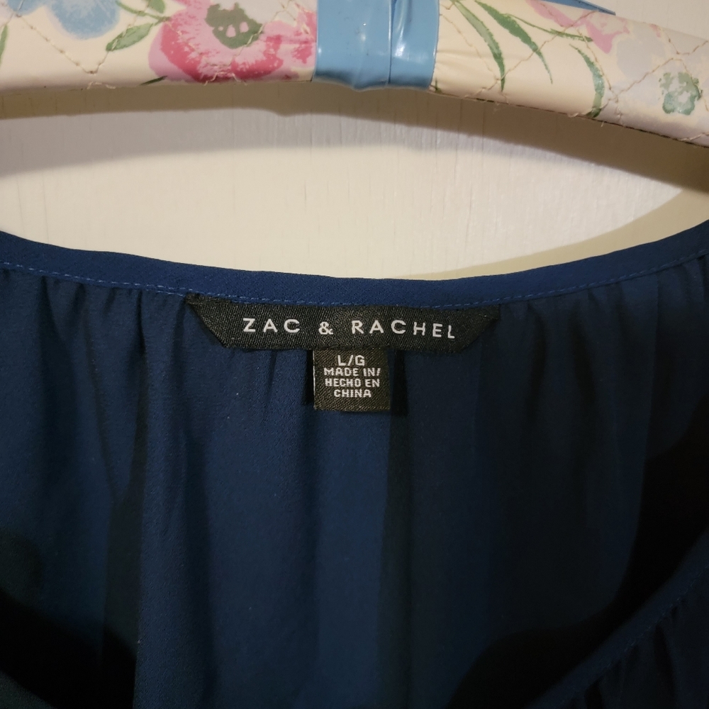 Zac & Rachel Navy Blue Blouse